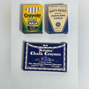 VTG Lot of Chalk Binney Smith Crayola American Crayon Company
